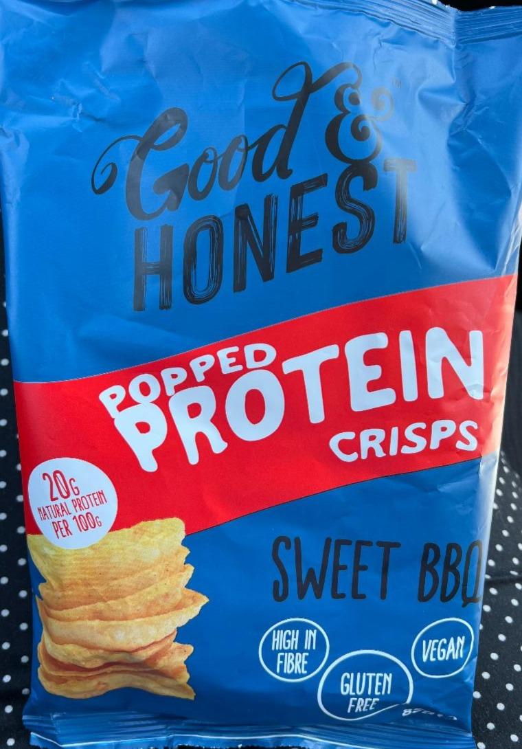 Fotografie - Pop Protein Crisps Sweet BBQ Good & Honest