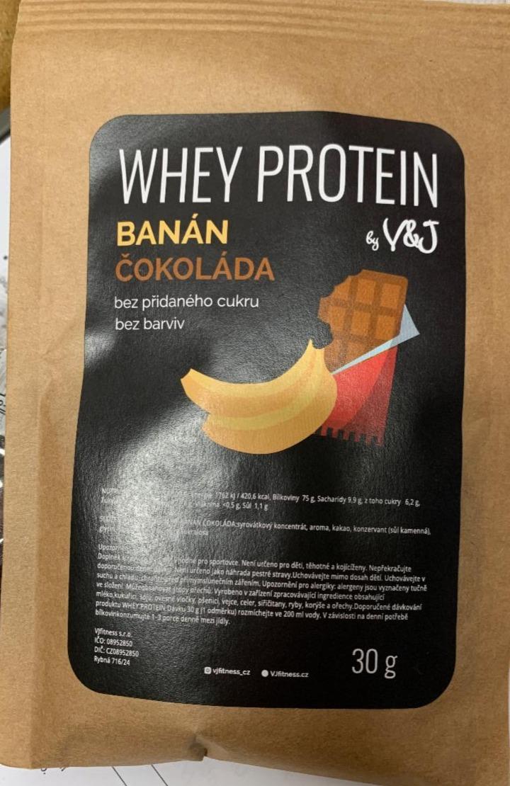 Fotografie - Whey Protein banán a čokoláda by V&J