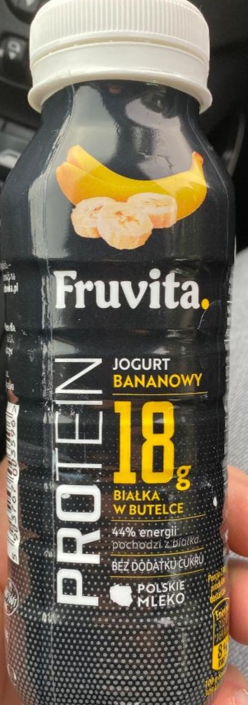 Fotografie - jogurt banánový protein FruVita