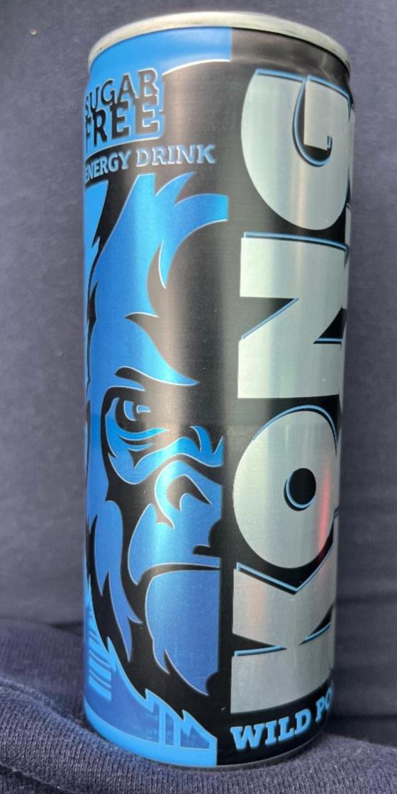 Fotografie - Kong strong Wild Power sugar free energy drink