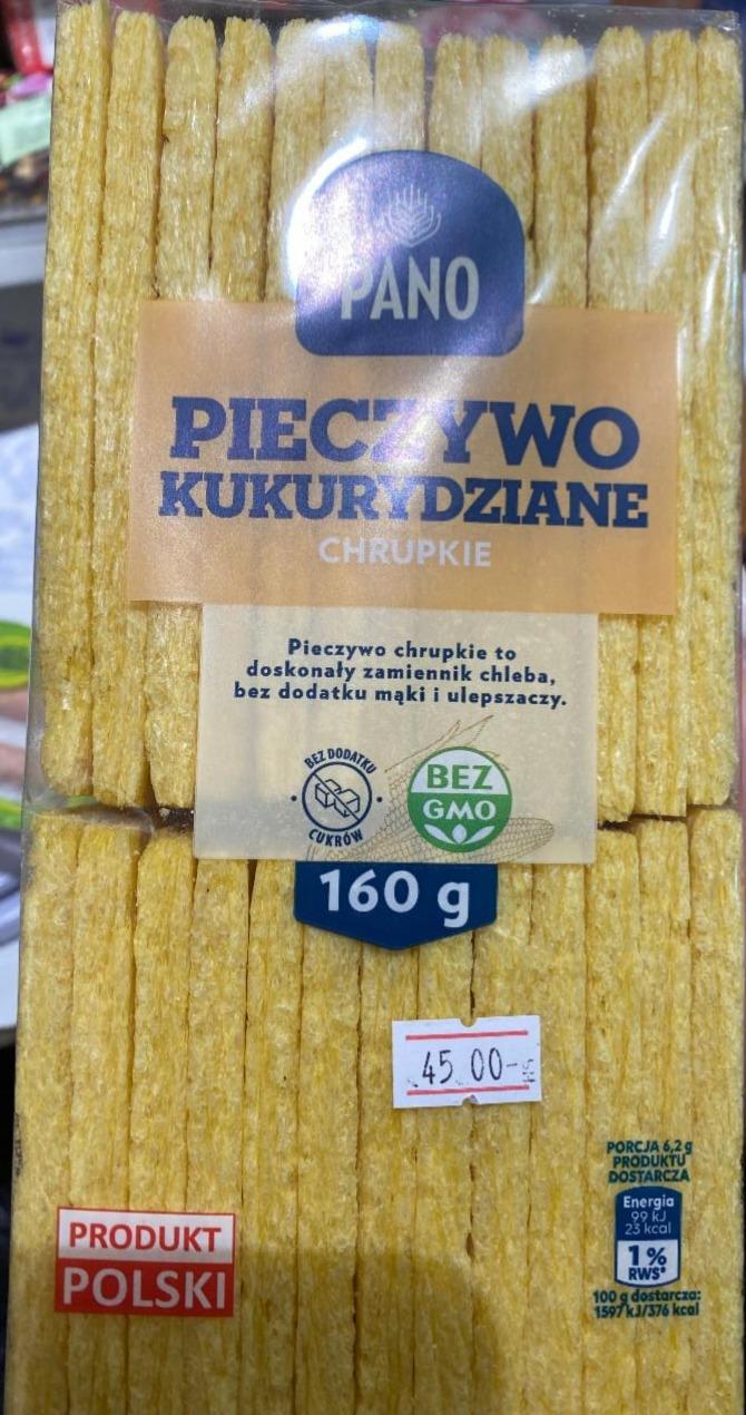 Fotografie - Pieczywo kukurydziane chrupkie PANO