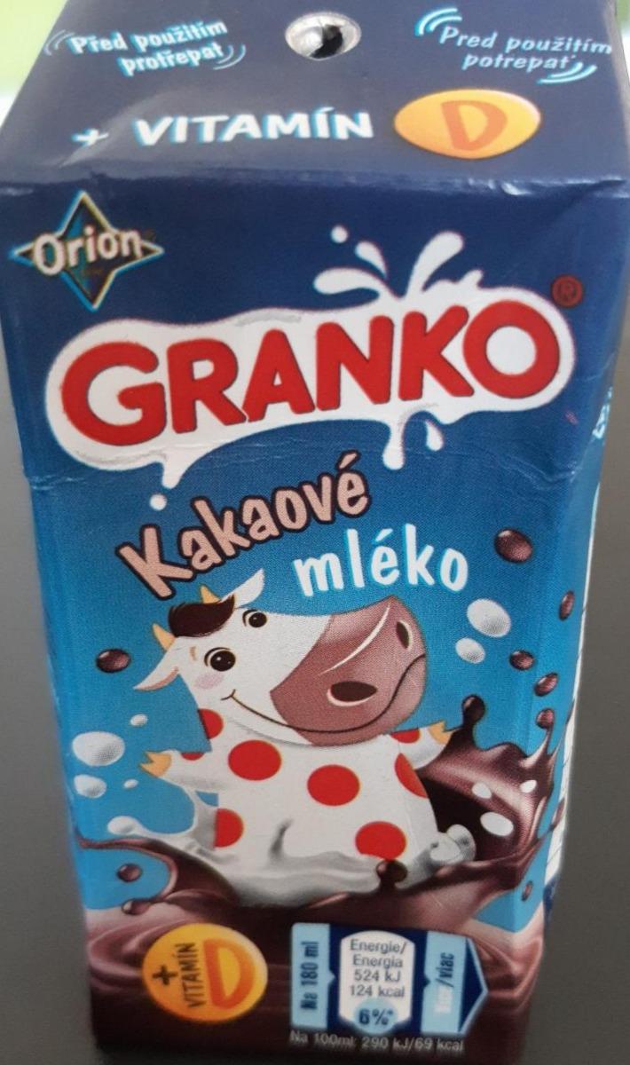 Fotografie - Granko kakaové mléko Orion