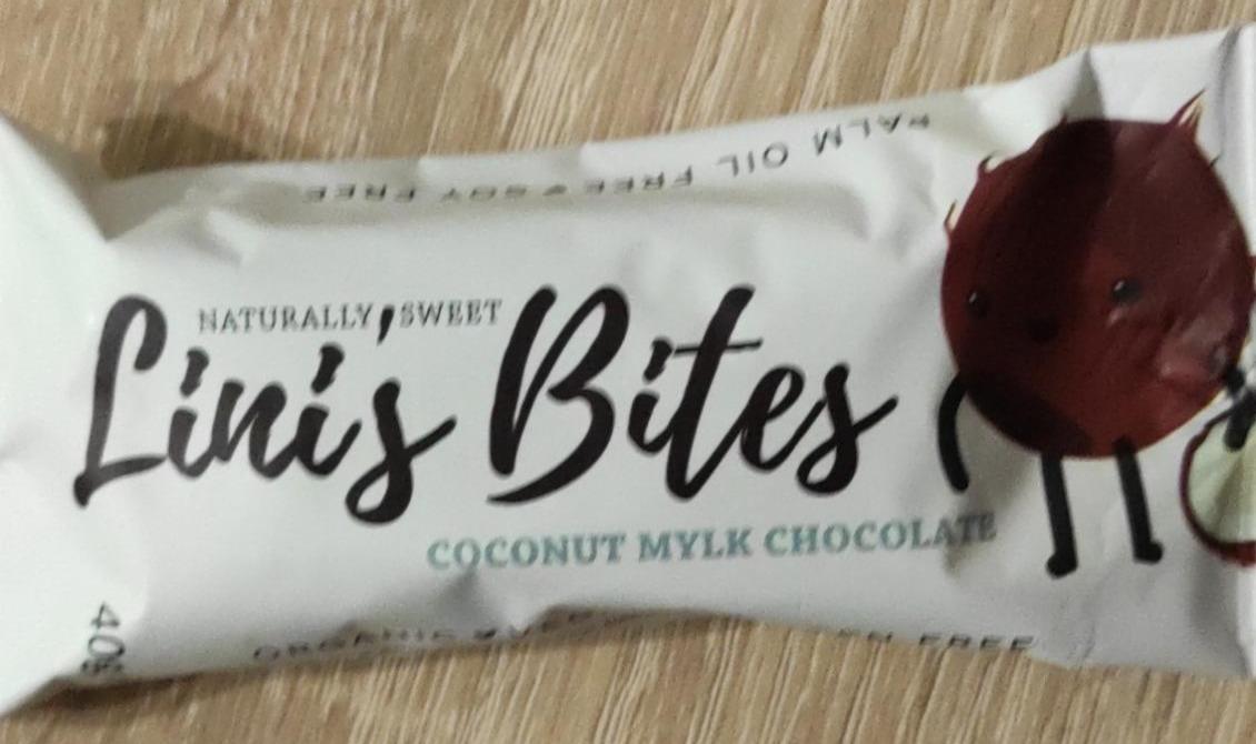 Fotografie - Organic Coconut Mylk Chocolate Bar Lini's Bites