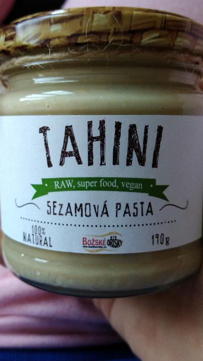 Fotografie - 100% tahini sezamová pasta - Božské oříšky