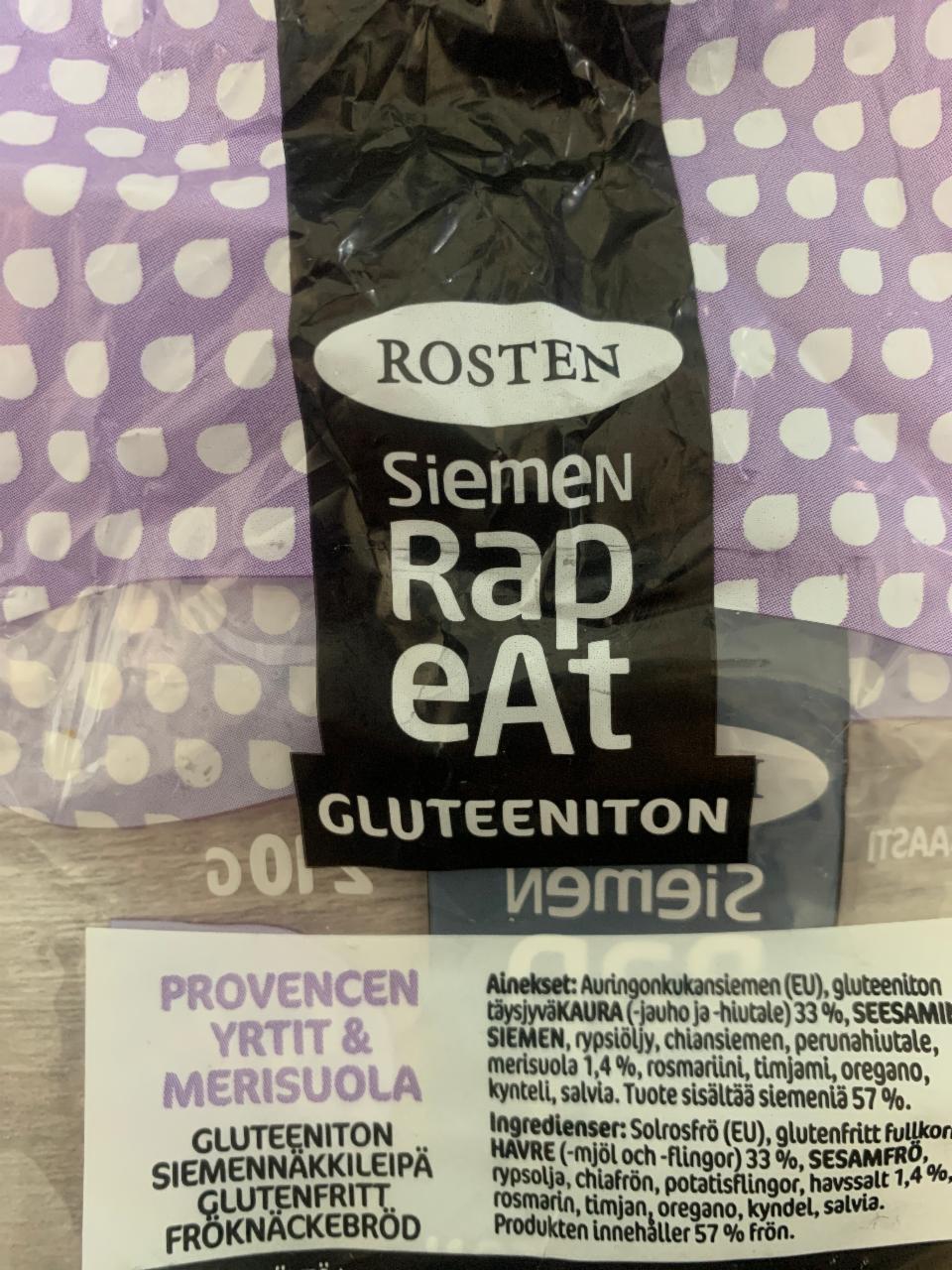 Fotografie - Siemenrapeat gluteeniton provencen yrtit & merisuola Rosten