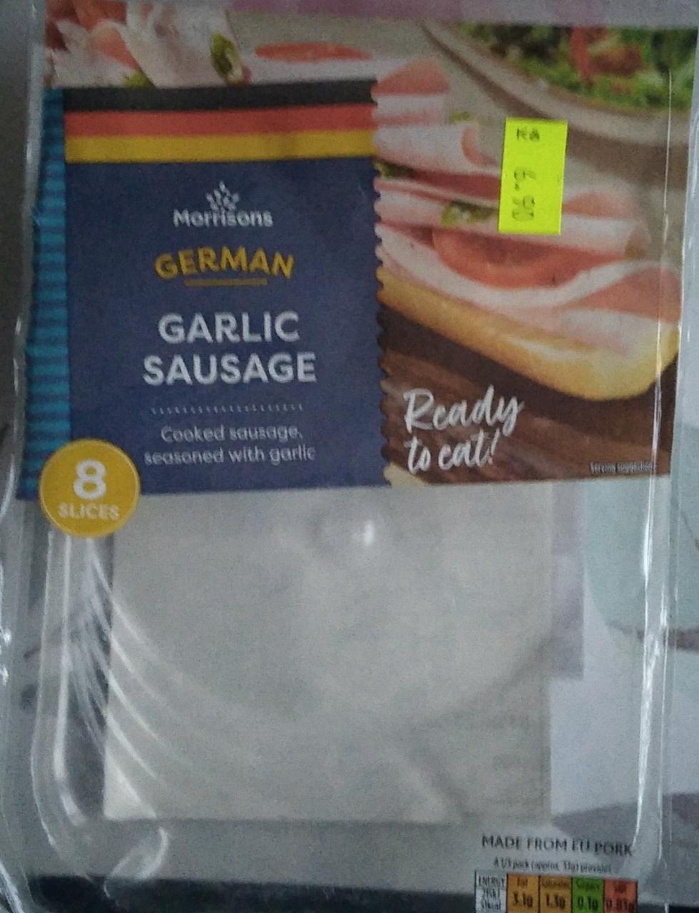 Fotografie - German Garlic Sausage Morrisons