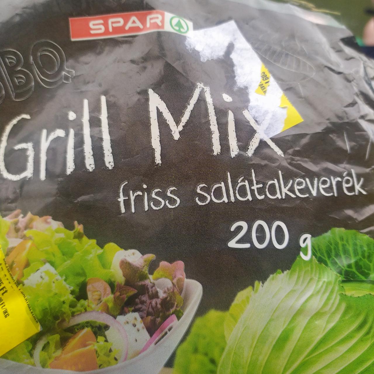 Fotografie - BBQ Grill Mix friss salátakeverék Spar