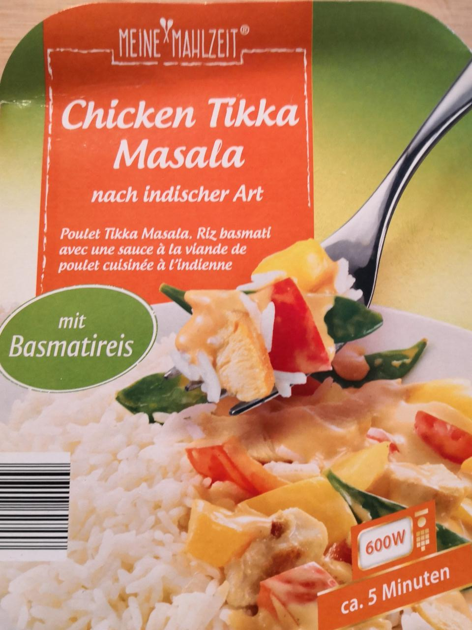 Fotografie - Chicken Tikka Masala nach indischer Art mit Basmatireis Meine Mahlzeit