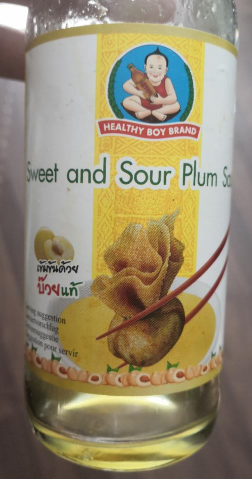 Fotografie - Sweet and Sour Plum Sauce - Healthy boy brand