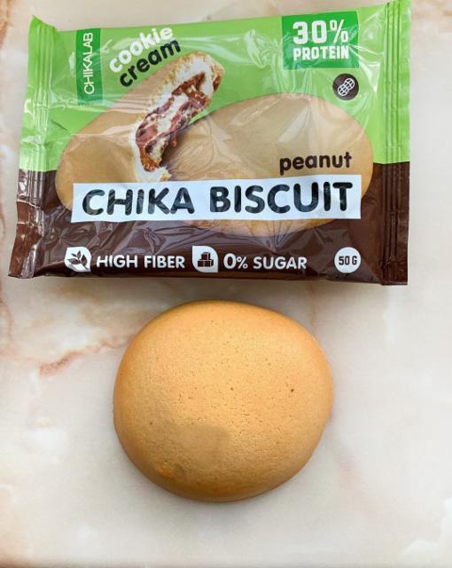 Fotografie - Chika Biscuit Peanut Cookie Cream Chikalab