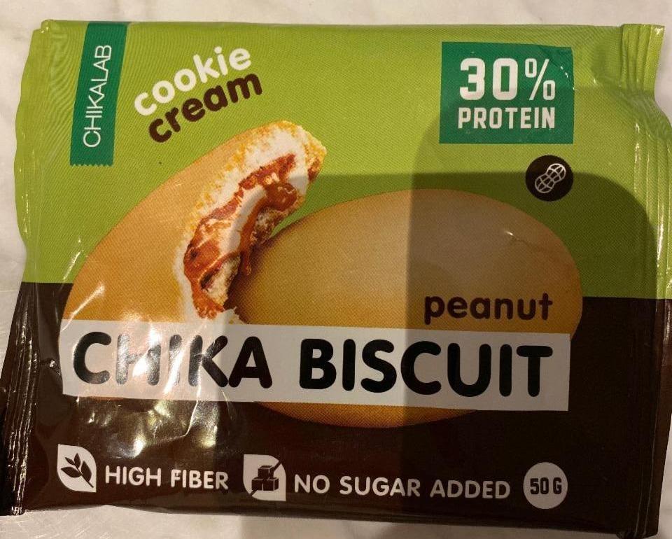 Fotografie - Chika Biscuit Peanut Cookie Cream Chikalab