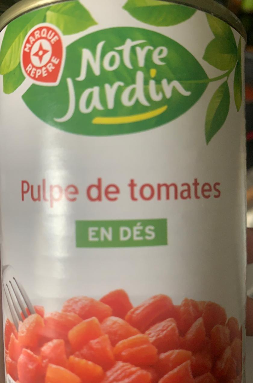 Fotografie - Pulpe de tomates en dés Notre Jardin