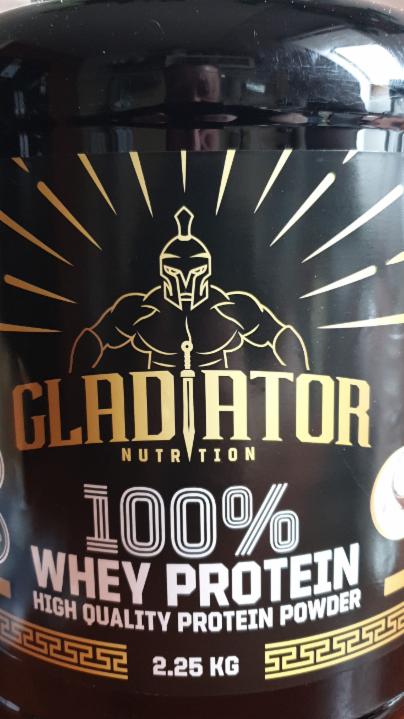 Fotografie - Gladiátor nutrition 100% whey protein coconut