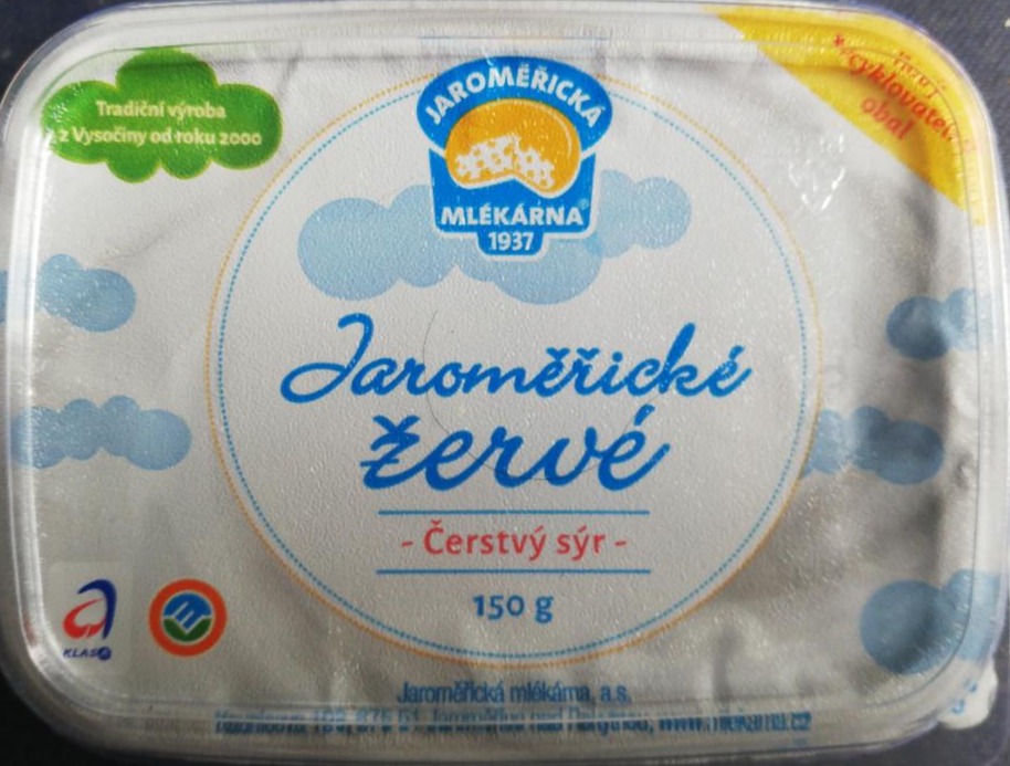 Fotografie - Jaroměřické žervé čerstvý sýr Jaroměřická mlékárna