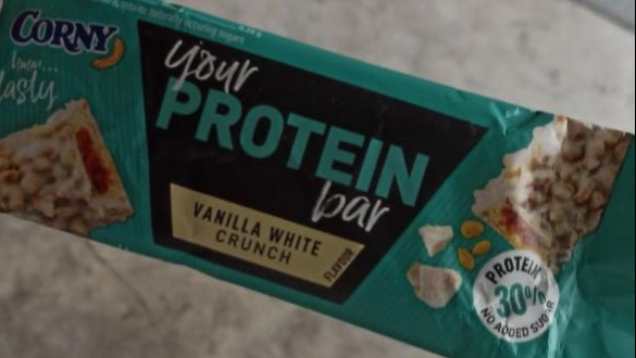 Fotografie - Corny your protein bar vanilla white crunch