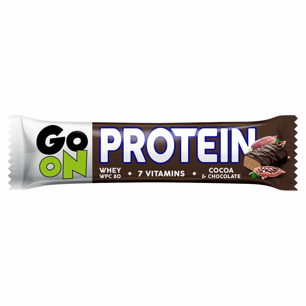 Fotografie - GO ON! proteinová tyčinka s příchutí kakaa
