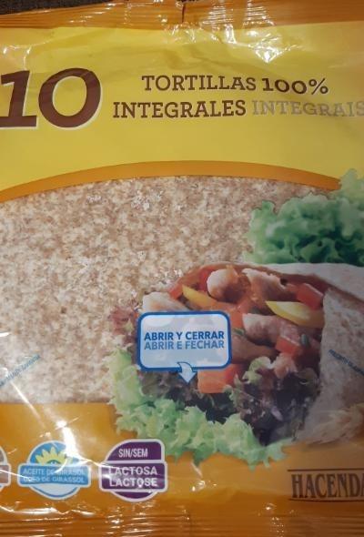 Fotografie - Tortillas 100% integrales Hacendado