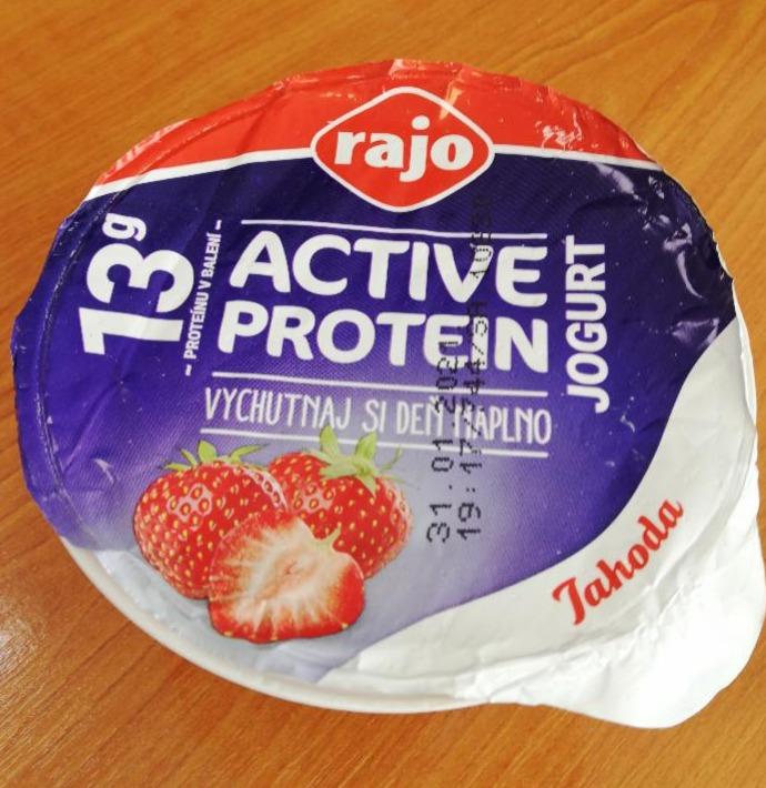 Fotografie - Rajo active protein jogurt Jahoda