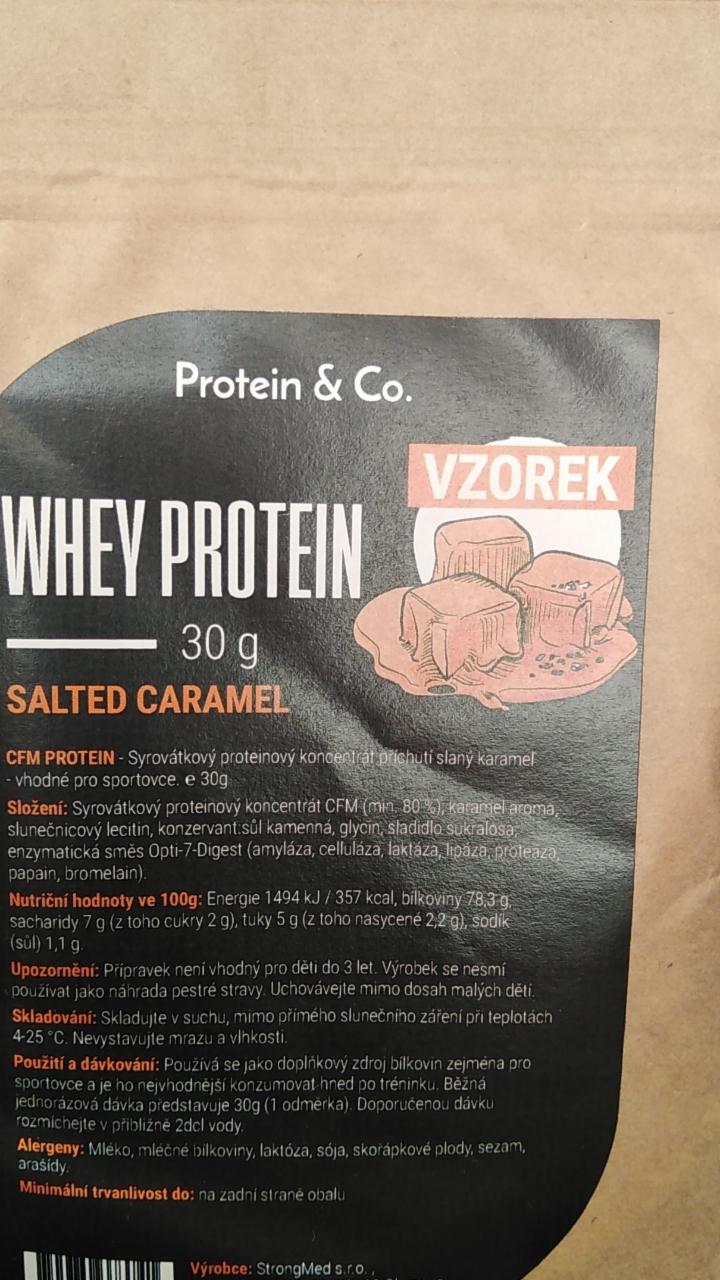 Fotografie - Whey Protein Salted Caramel Protein & Co.