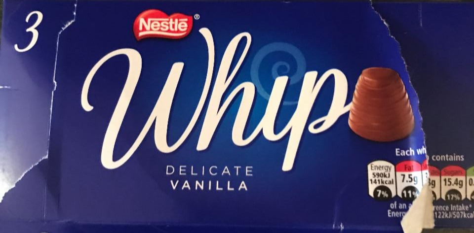 Fotografie - whip delicate vanilla Nestlé