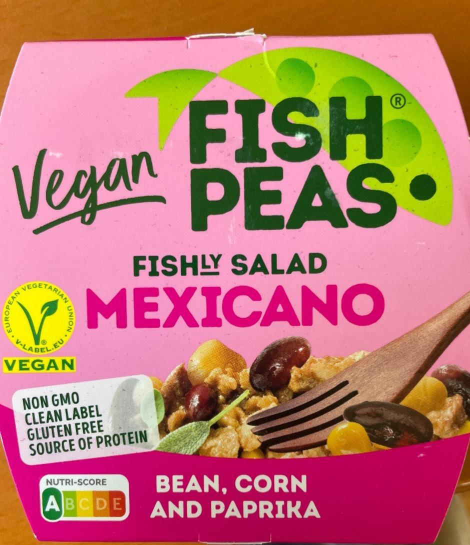 Fotografie - vegan fish peas fishly salad mexicanl