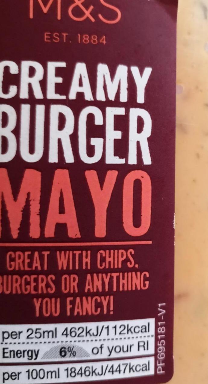 Fotografie - Creamy Burger Mayo M&S