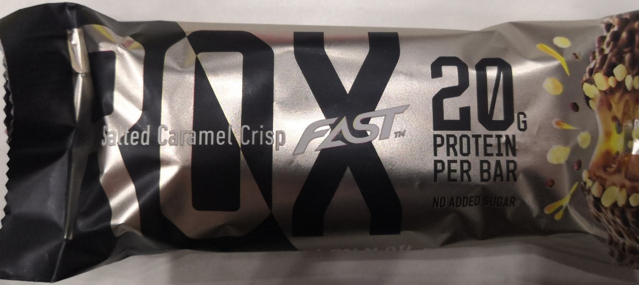 Fotografie - ROX protein bar salted caramel crisp Fast