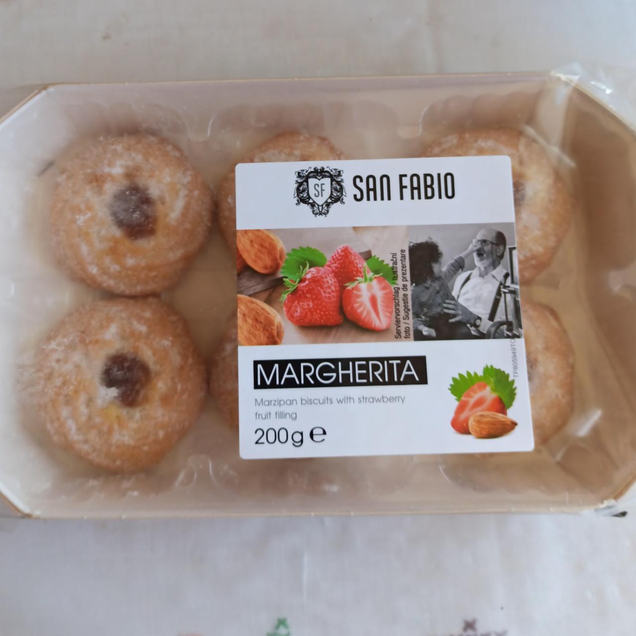 Fotografie - Margherita (jemné pečivo s marcipánem a s náplní s jahodami) San Fabio
