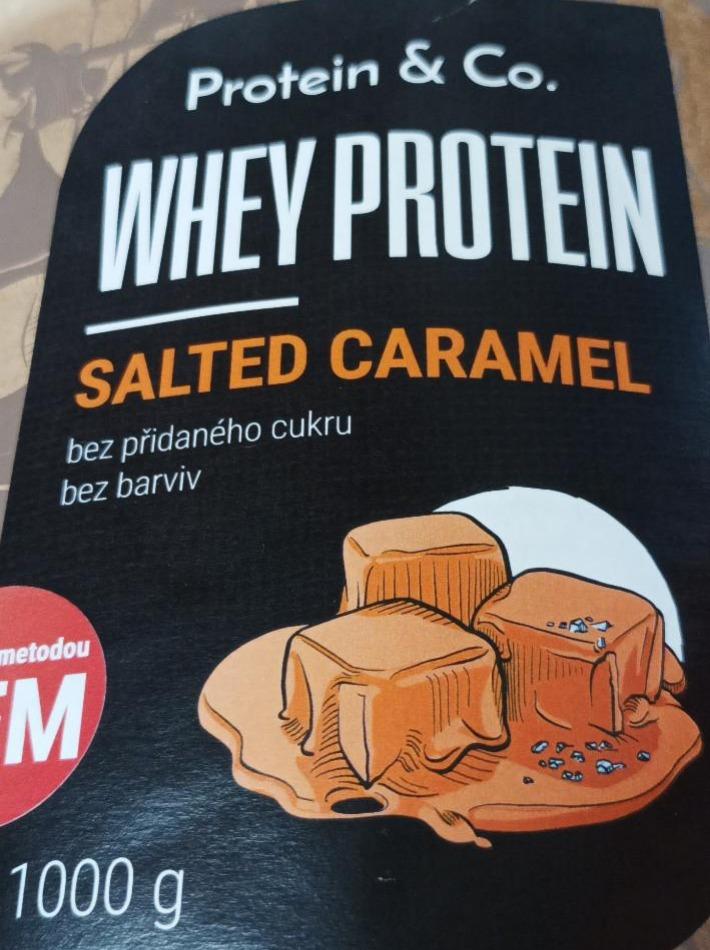Fotografie - Whey protein slaný karamel Protein & Co.