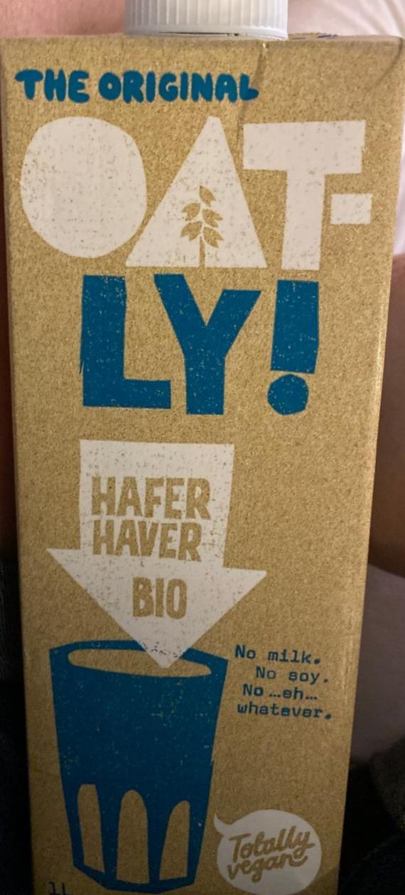 Haferdrink Original Oatly! Bio kalorie, kJ - nutriční a hodnoty
