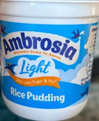 Fotografie - Light rice pudding Ambrosia