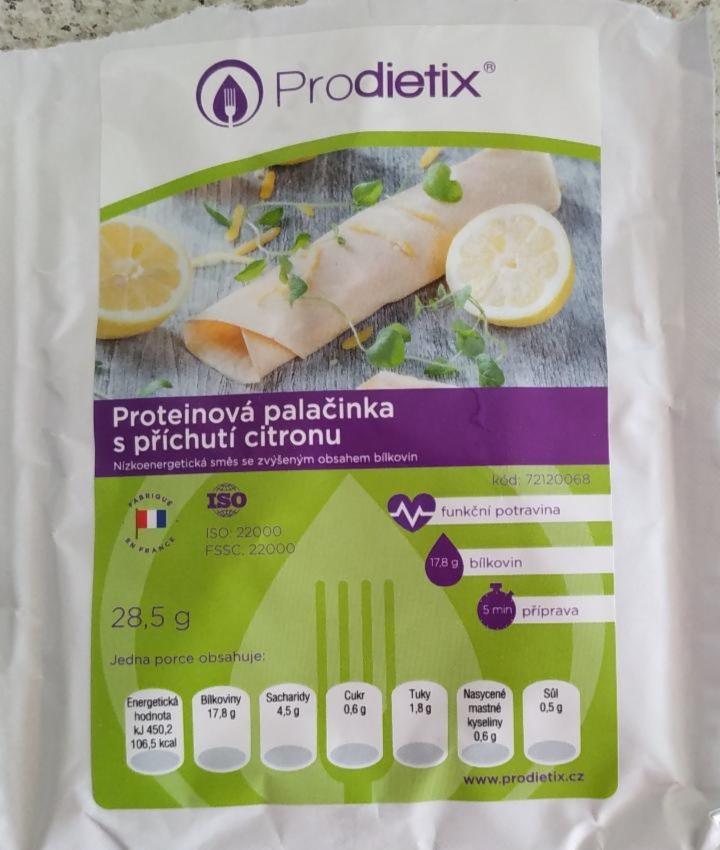 Fotografie - Proteinová palačinka s příchutí citronu Prodietix