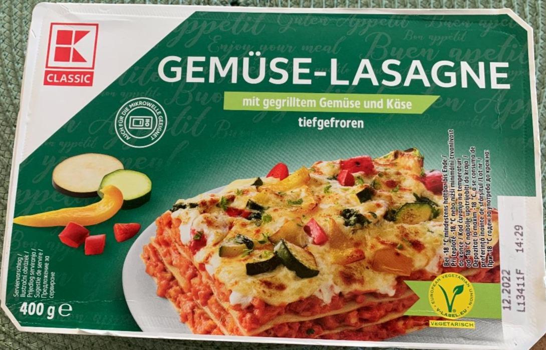 Fotografie - Gemüse-Lasagne mit gegrilltem Gemüse und Käse K-Classic