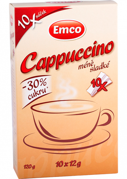 Fotografie - Cappuccino méně sladké -30% cukru Emco