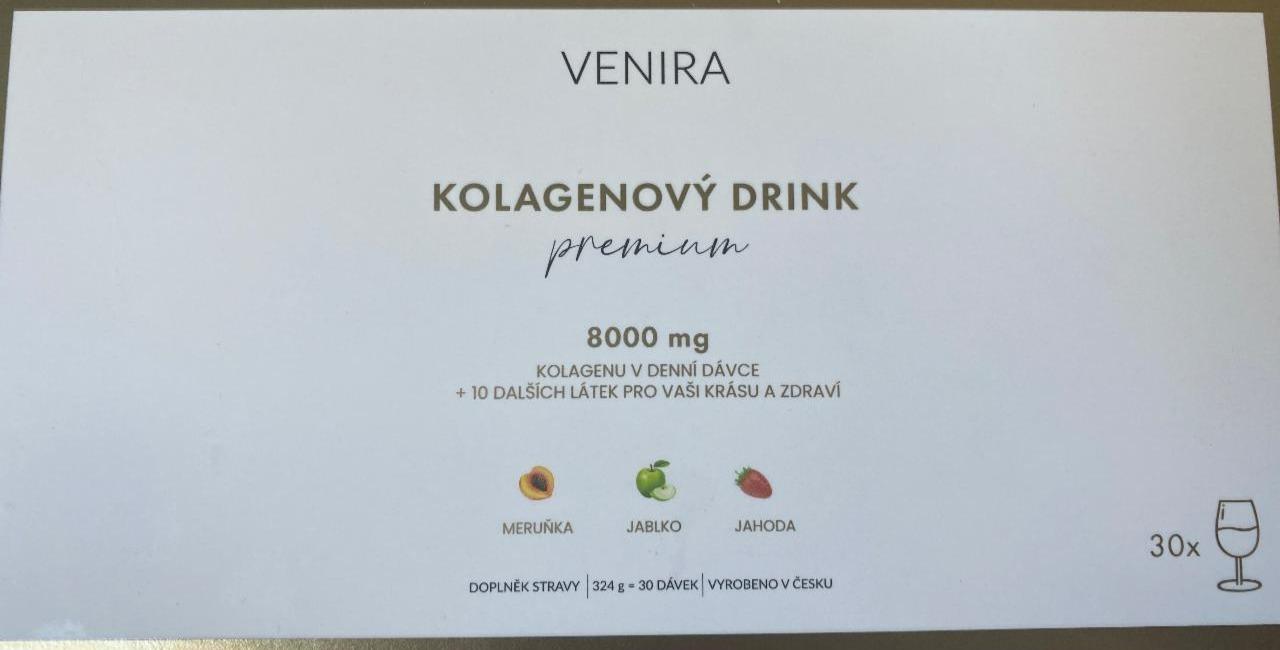 Fotografie - Kolagenový drink premium Meruňka, Jablko, Jahoda Venira