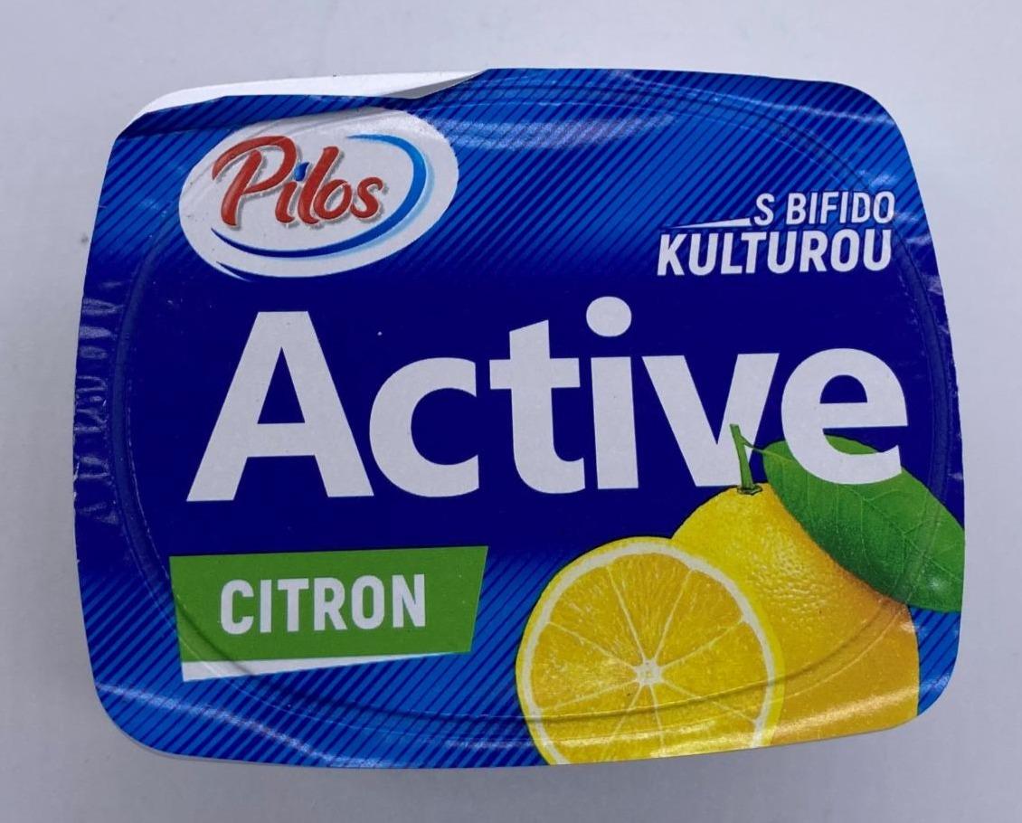 Fotografie - jogurt Active citron Pilos