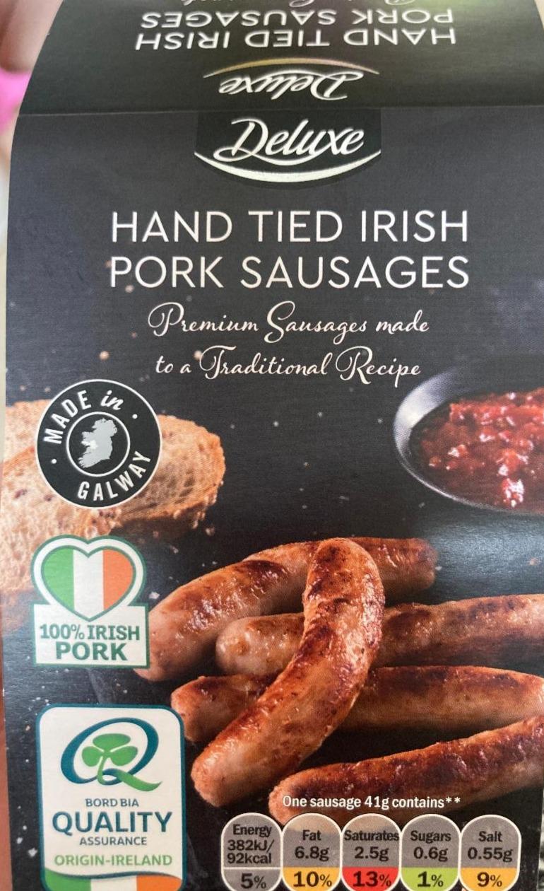 Fotografie - Hand Tied Irish Pork Sausages Deluxe