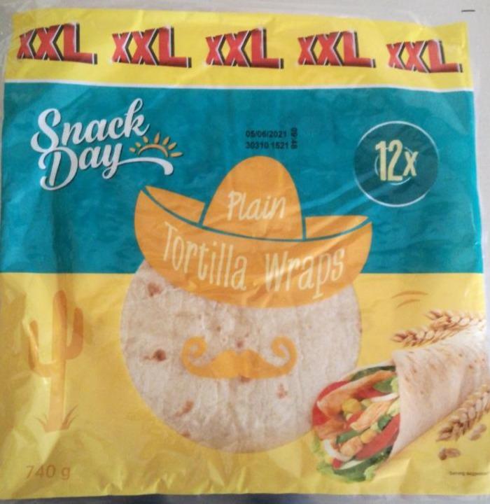 Fotografie - Plain tortilla wraps Snack Day