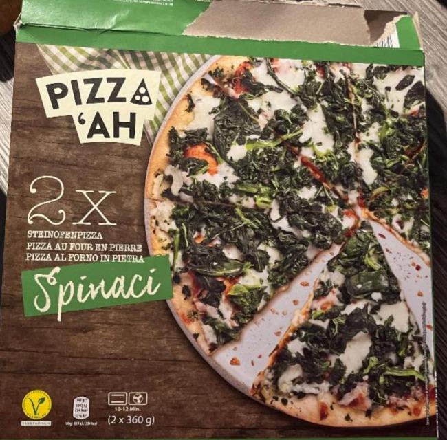 Fotografie - Pizza ‘AH spinaci