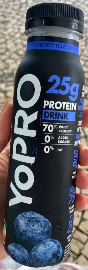 Fotografie - Yopro 25g Protein Drink Blueberry Danone