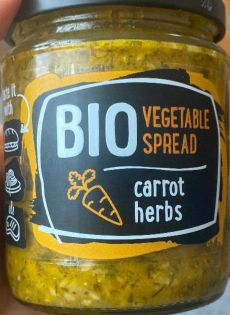 Fotografie - Bio Vegetable Spread carrot herbs Rudolfs
