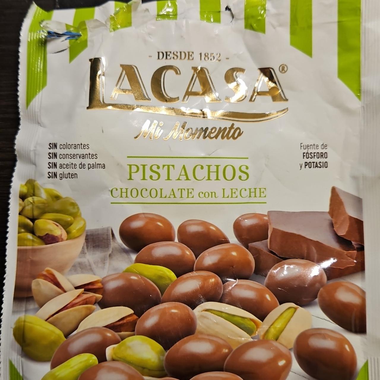 Fotografie - Pistachos chocolate con leche Lacasa