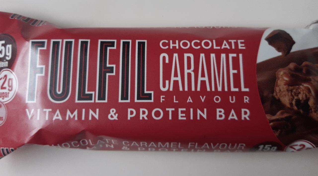 Fotografie - Chocolate Caramel Flavour Vitamin & Protein Bar Fulfil