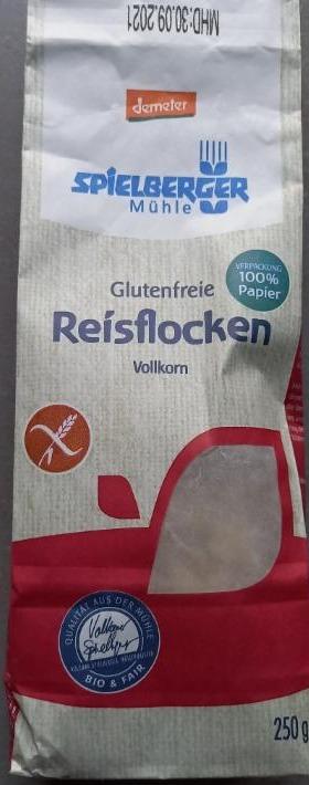 Fotografie - Spielberger Glutenfreie Reisflocken Vollkorn demeter