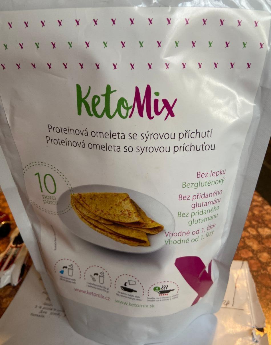 Fotografie - Omeleta se sýrovou příchutí KetoMix