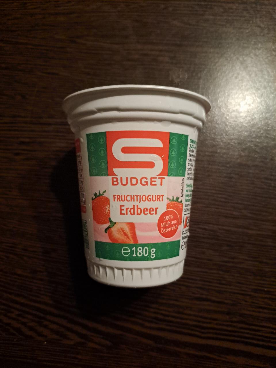 Fotografie - Fruchtjoghurt Erdbeer S Budget