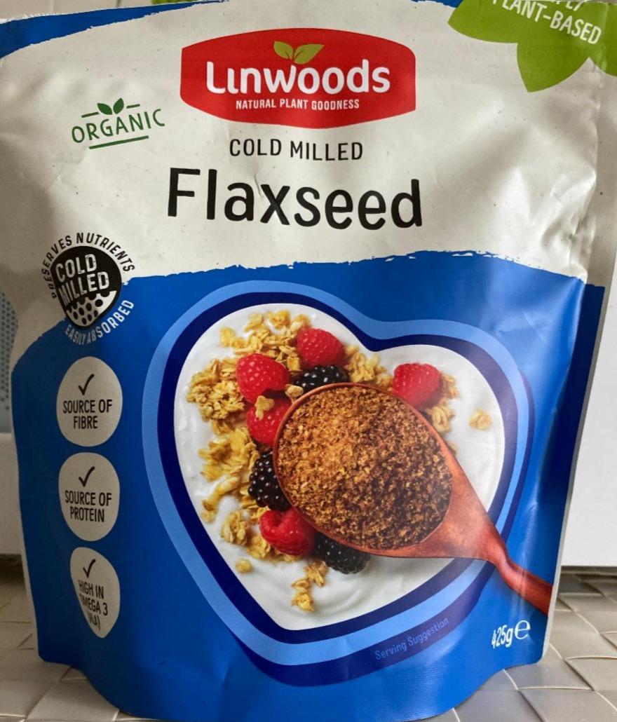 Fotografie - Organic Cold Milled Flaxseed Linwoods