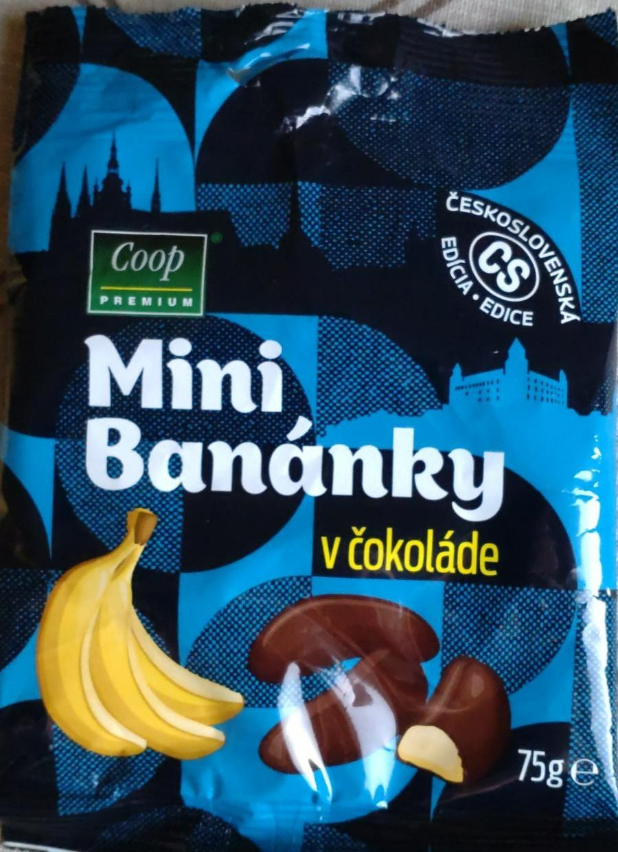 Fotografie - Mini Banánky v čokoládě Coop Premium