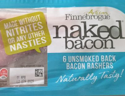 Fotografie - slanina naked bacon Sainsburys