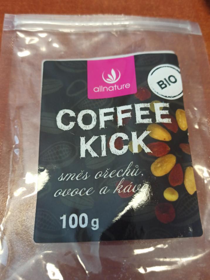 Fotografie - Bio Coffee Kick směs ořechů, ovoce a kávy Allnature